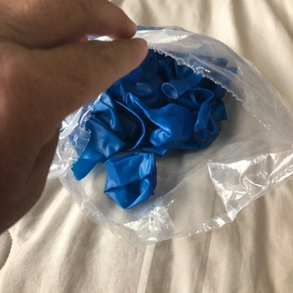 Set of 51 Blue Balloons 11”